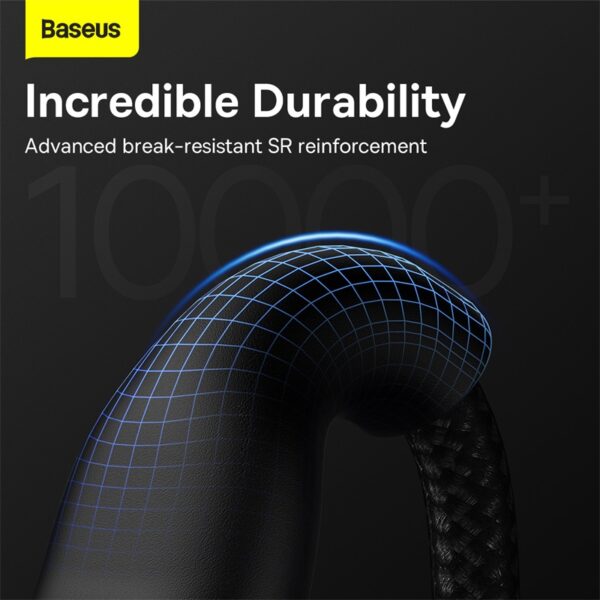 Baseus Flash Series Ⅱ Two-for-three Charging Cable U+C to M+L+C 100W - 1.2m - Black-baseuscolombo (16) | Baseus Colombo