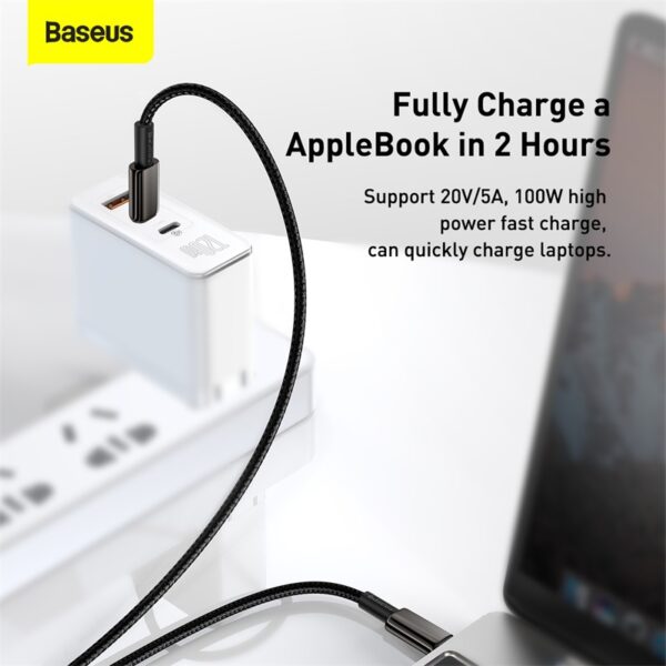 Baseus-Tungsten-Gold-1M-Fast-Charging-Data-Cable-Type-C-to-Type-C-100W-Black-baseuscolombo (10) | Baseus Colombo