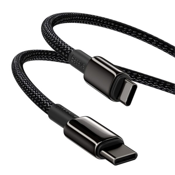 Baseus-Tungsten-Gold-1M-Fast-Charging-Data-Cable-Type-C-to-Type-C-100W-Black-baseuscolombo (17) | Baseus Colombo