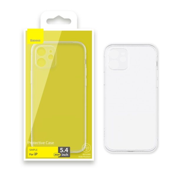 Baseus iPhone 12 Mini 5.4-Inch Simple Case Transparent-baseuscolombo (3) | Baseus Colombo