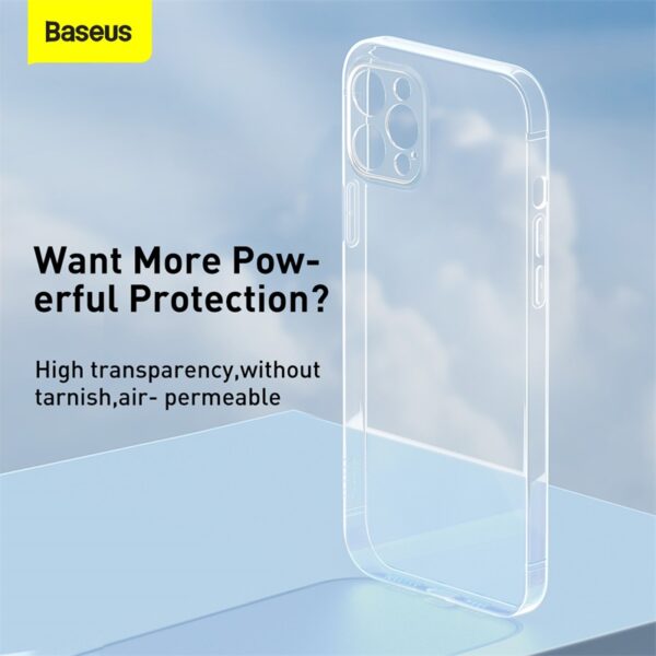 Baseus iPhone 12 Pro Max 6.7-Inch Simple Case Transparent – ARAPIPH67N-A02-baseuscolombo (2) | Baseus Colombo