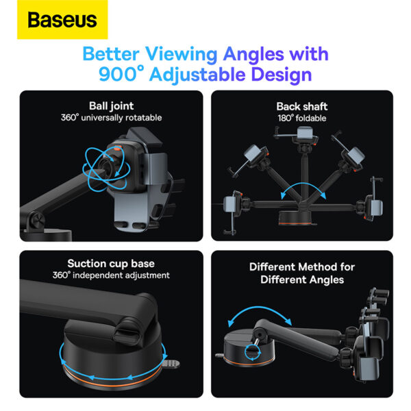 baseus-wisdom -car holder - baseuscolombo (23) | Baseus Colombo