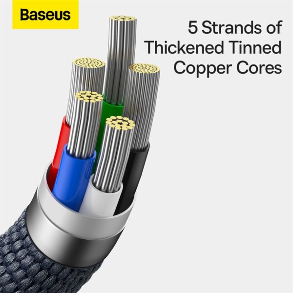 Baseus 1.2m Type-C to Lightning 20W Crystal Shine Series Fast Charging Data Cable - Black-baseuscolombo (2) | Baseus Colombo