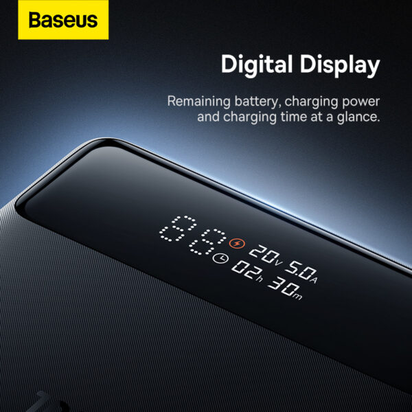 Baseus-20000mAh-100W-Blade-Power-Digital-Display-Fast-Charging-Power-Bank-HD-Edition-Black-baseuscolombo (6) | Baseus Colombo