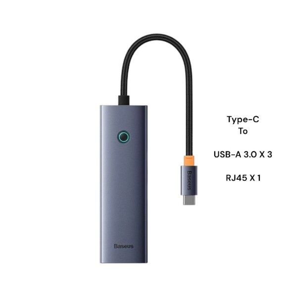 Baseus-4-Port-HUB-Flite-Series-Space-Grey-Type-C-baseuscolombo-17 | Baseus Colombo