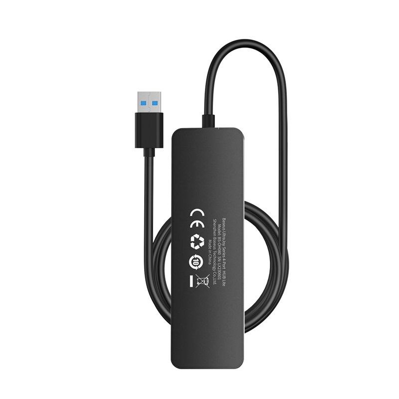 Baseus 4-Port HUB UltraJoy Series Lite 100cm – Cluster Black – USB
