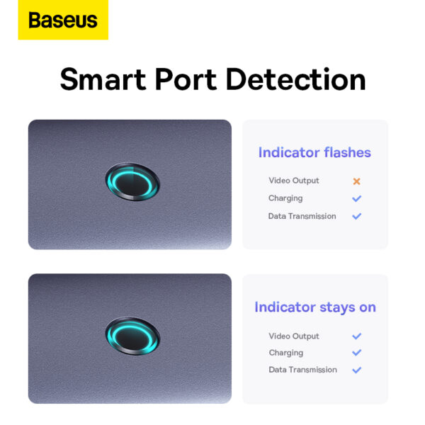 Baseus-5-Port-HUB-UltraJoy-Series-Docking-Station-Space-Grey-Type-C-baseuscolombo (11) | Baseus Colombo