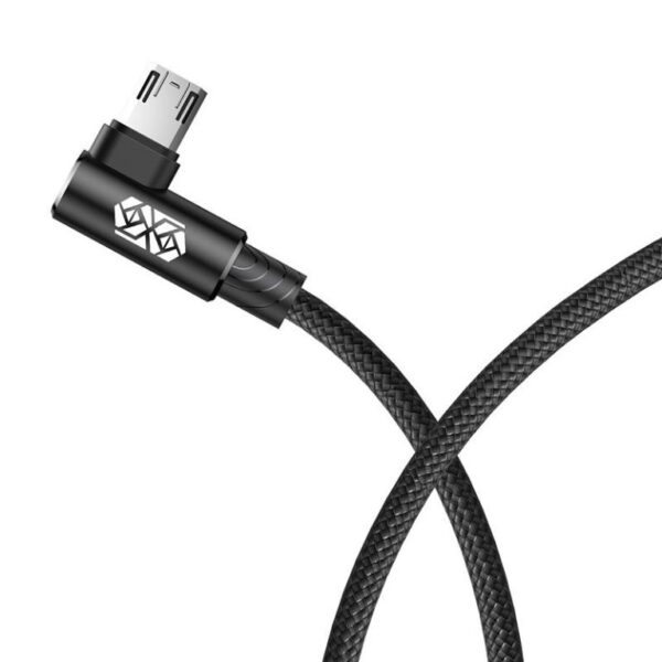 Baseus 2m USB to Micro USB MVP Elbow Type Cable 1.5A - Black-baseuscolombo (3) | Baseus Colombo