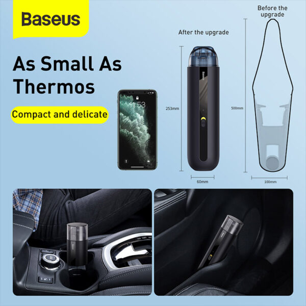 Baseus-A2-5000pa-Car-Vacuum-Cleaner-Black-6M-baseuscolombo (7) | Baseus Colombo