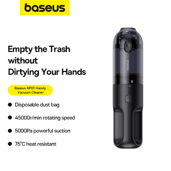 Baseus-AP01-5000pa-Handy-Vacuum-Cleaner-Cluster-Black-baseuscolombo (13) | Baseus Colombo