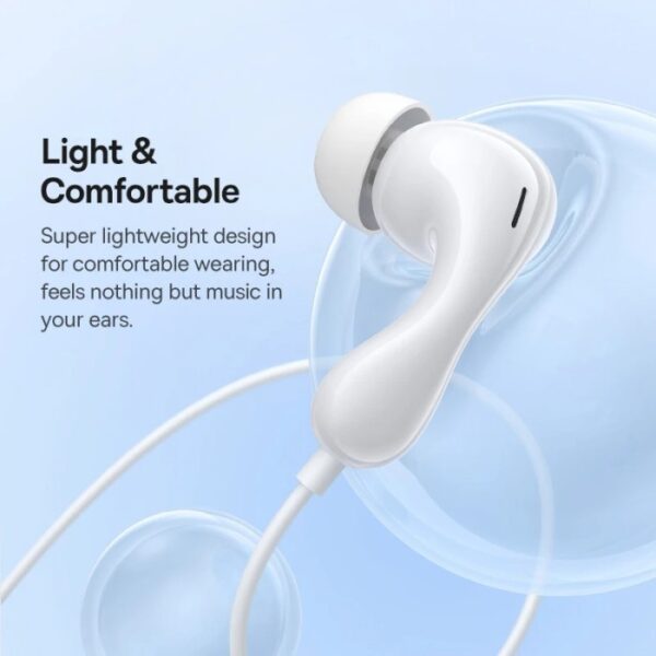 Baseus-Encok-HZ20-Wired-Earphones-Moon-White-6M-baseuscolombo (5) | Baseus Colombo