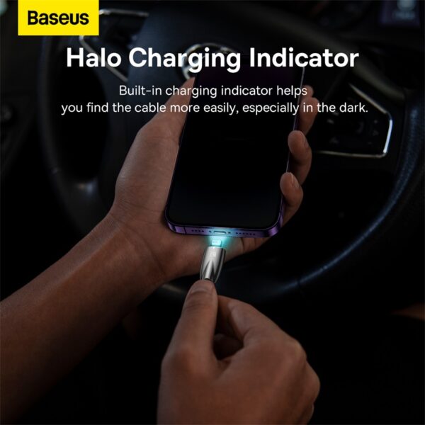 Baseus-Glimmer-Series-1m-USB-to-Lightning-Fast-Charging-Data-Cable-Black-6M-baseuscolombo (17) | Baseus Colombo