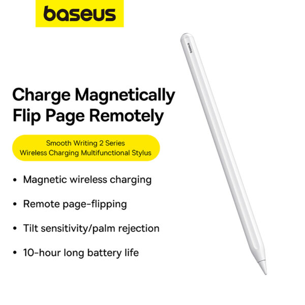 Baseus-Smooth-Writing-2-Series-Wireless-Charging-Multifunctional-Stylus-Moon-White-6M-baseuscolombo (12) | Baseus Colombo