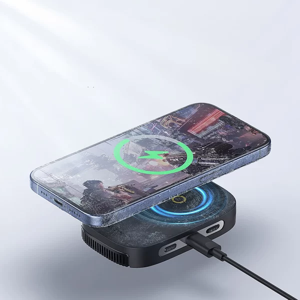 Baseus-15W-MagPro-II-Series-Ultra-Thin-Magnetic-Phone-Cooler-with-Wireless-Charger-Cosmic-Black-6M-baseuscolombo 4 | Baseus Colombo