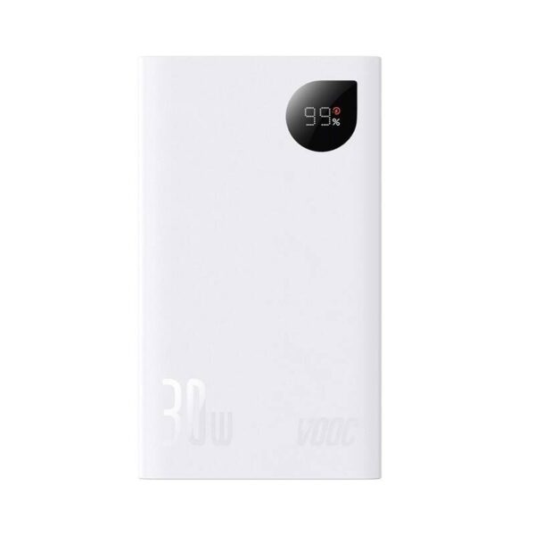 Baseus-20000mAh-30W-Adaman2-VOOC-Edition-Digital-Display-Fast-Charge-Power-Bank-White-6M-baseuscolombo 2 | Baseus Colombo