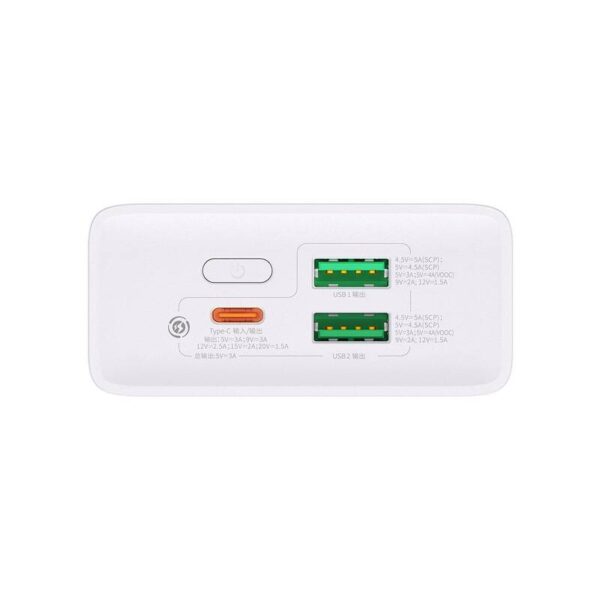 Baseus-20000mAh-30W-Adaman2-VOOC-Edition-Digital-Display-Fast-Charge-Power-Bank-White-6M-baseuscolombo 7 | Baseus Colombo