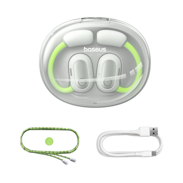 Baseus-Eli-Sport-1-Open-Ear-TWS-Earbuds-Aurora-Green-6M-baseuscolombo (1) | Baseus Colombo