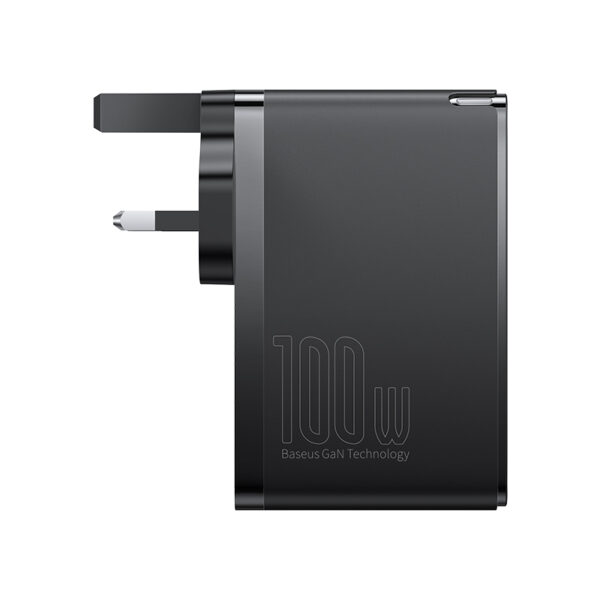 Baseus-GaN5-Pro-100W-Fast-Charger-2C+2U-UK-Pin-6M-baseuscolombo (1) | Baseus Colombo