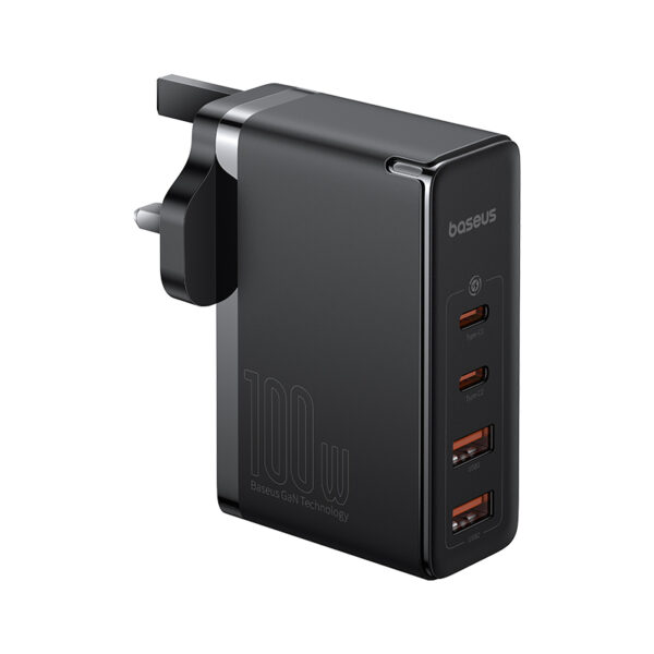 Baseus-GaN5-Pro-100W-Fast-Charger-2C+2U-UK-Pin-6M-baseuscolombo (2) | Baseus Colombo