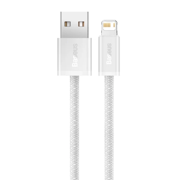 Baseus Dynamic Series Fast Charging Data Cable USB to iP 2.4A 1m White Baseuscolombo