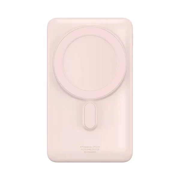 Baseus Magnetic Bracket Wireless Fast Charge Power Bank 10000mAh 20W Pink Baseuscolombo