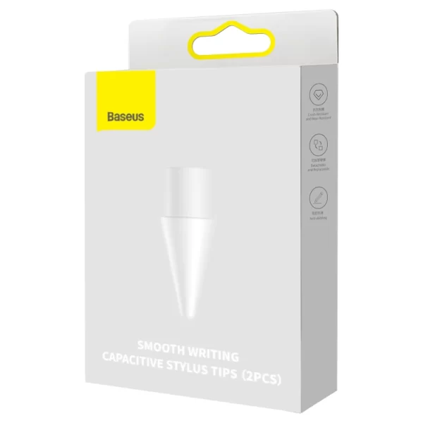 Baseus Smooth Writing Capacitive Stylus Tips （2pcs）White Baseuscolombo